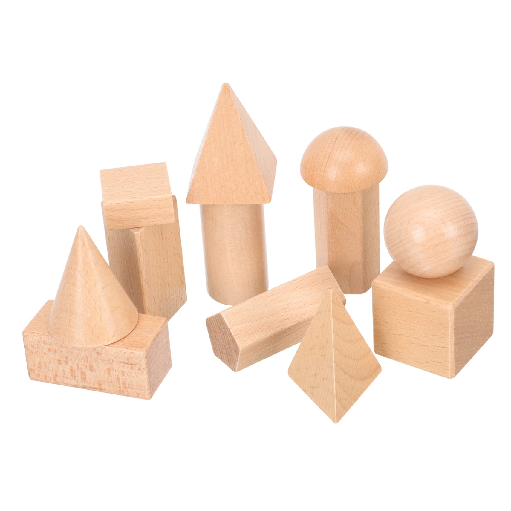 TOYANDONA Geometric Model Building Blocks Set - 12Pcs Educational